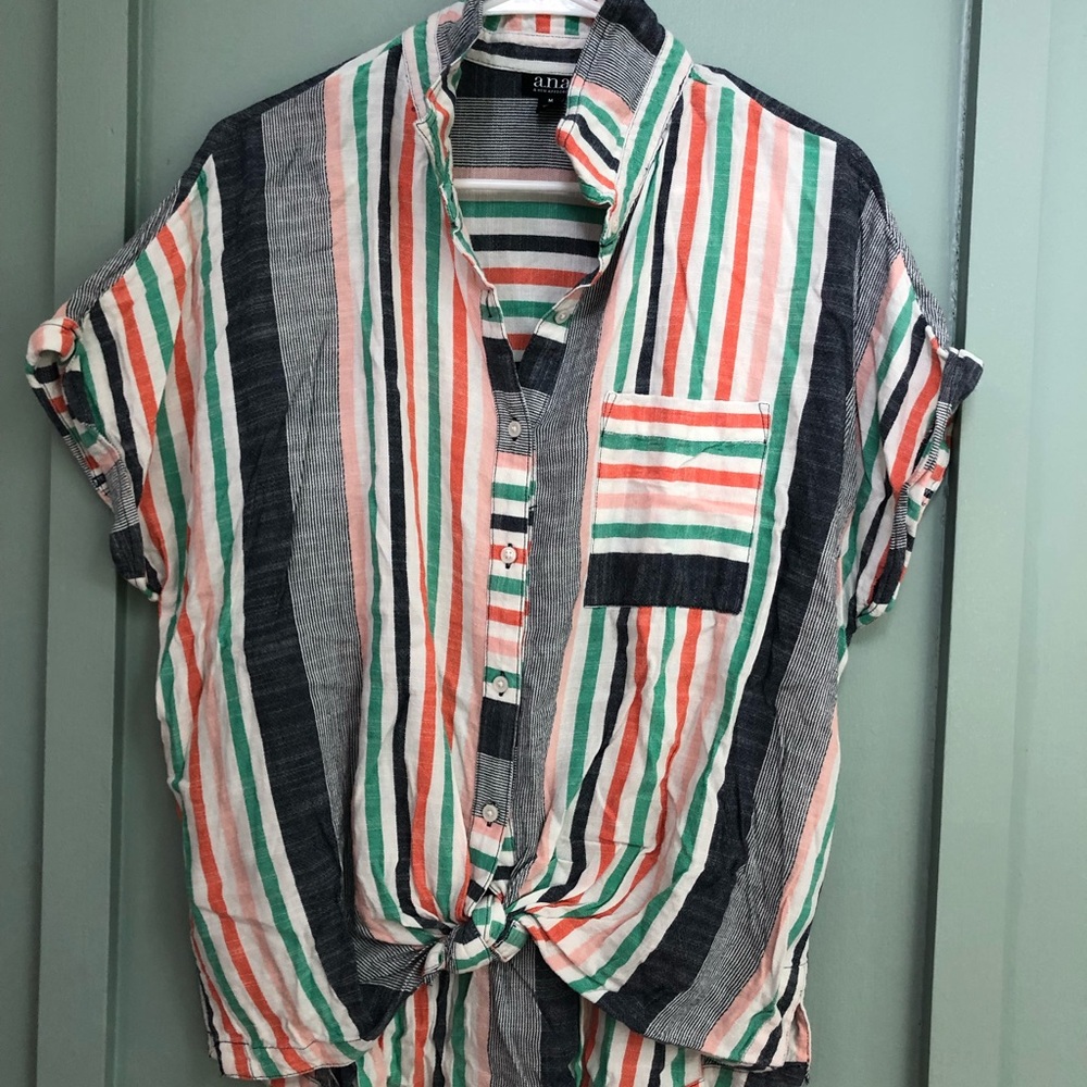 A.N.A short sleeved collared shirt